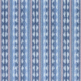 Schumacher Tarnby Stripe Sky Fabric