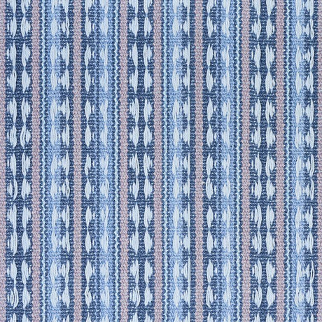 Schumacher Tarnby Stripe Sky Fabric