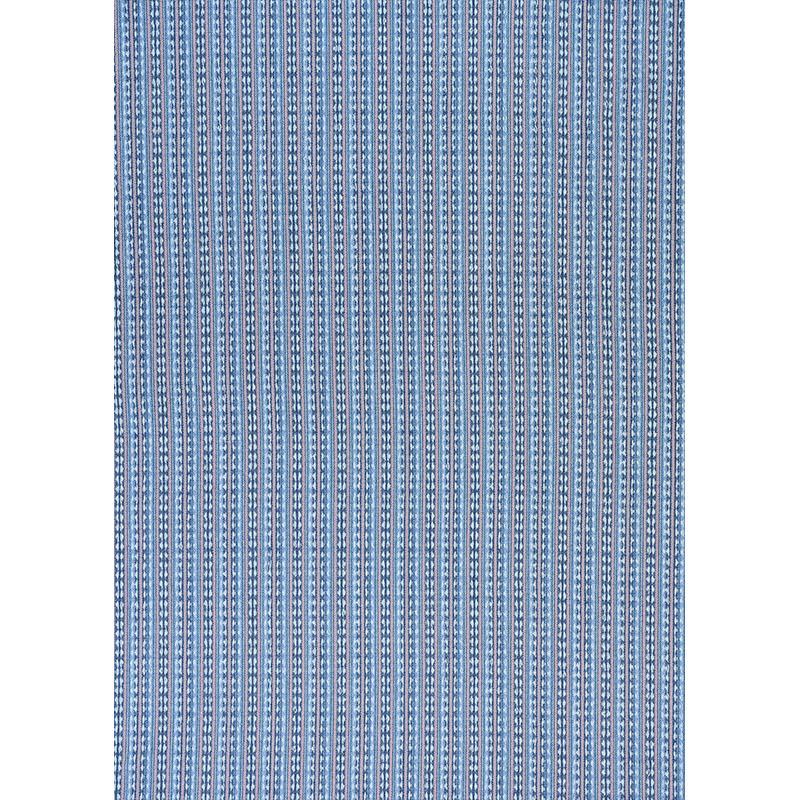 Schumacher Tarnby Stripe Sky Fabric