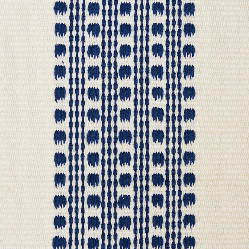 Schumacher Lubeck Stripe Navy Fabric