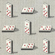 Schumacher Domino Pingl Black Fabric