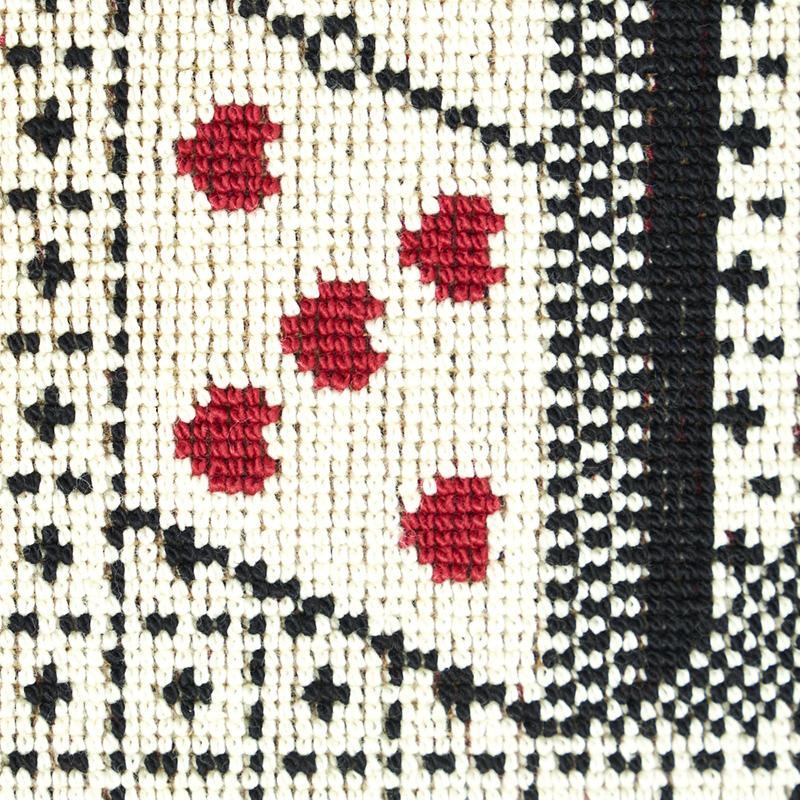 Schumacher Domino Pingl Black Fabric