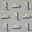 Schumacher Domino Pingl Blue Fabric
