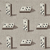 Schumacher Domino Pingl Brown Fabric