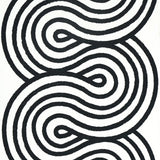 Schumacher Giraldi Embroidery Black Fabric