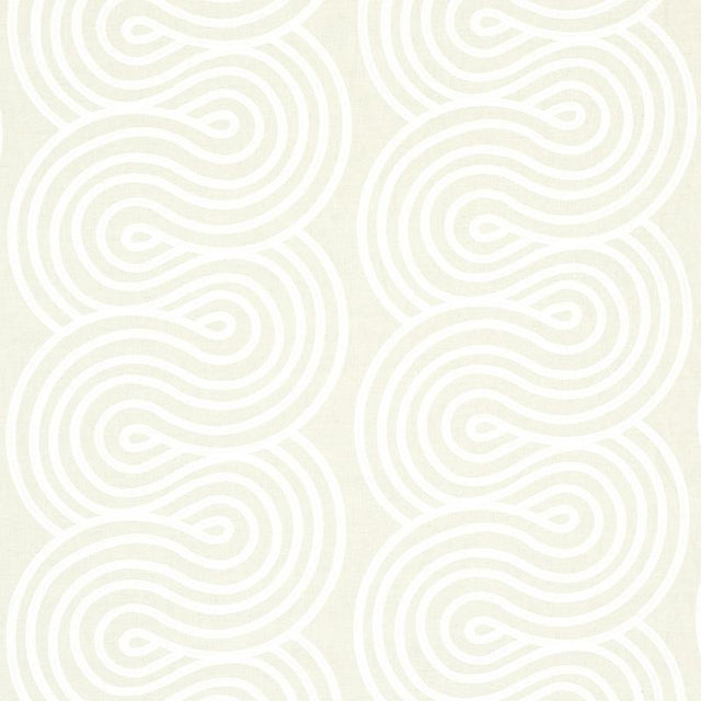 Schumacher Giraldi Embroidery Natural Fabric