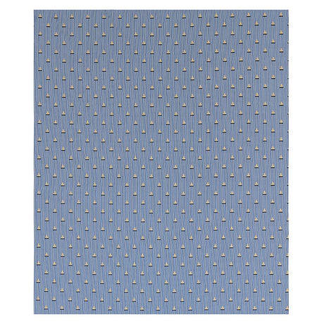 Schumacher Ludus Stripe Blue Fabric