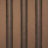 Schumacher Senza Satin Stripe Brown Fabric