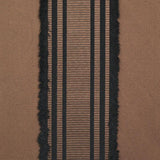 Schumacher Senza Satin Stripe Brown Fabric