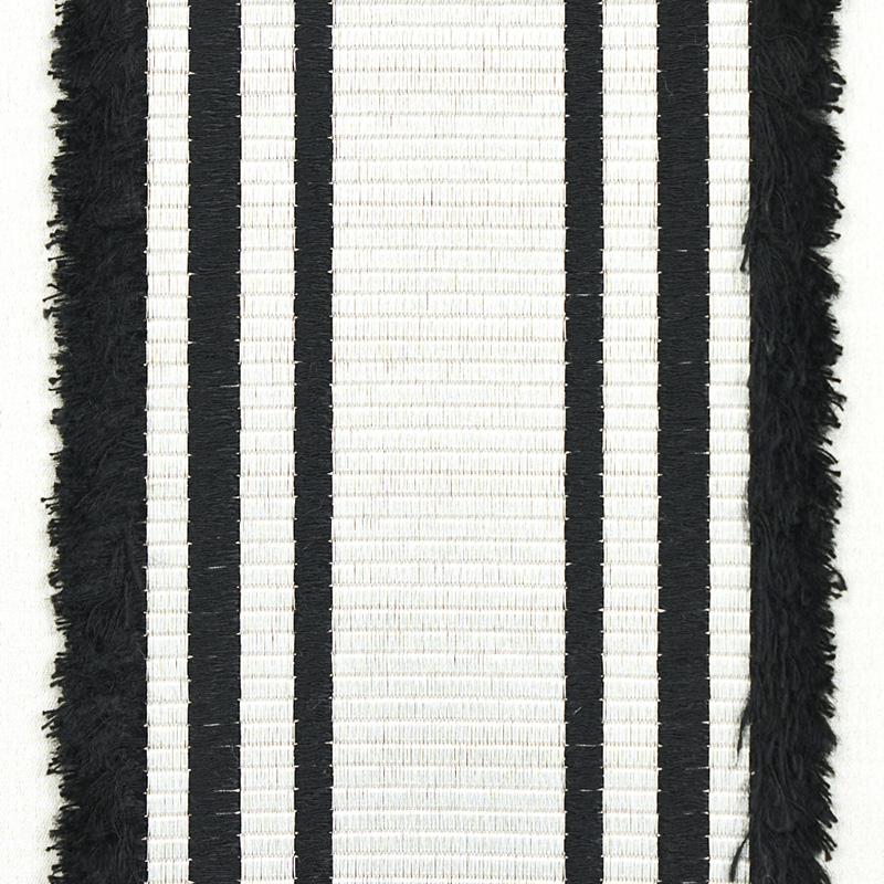 Schumacher Senza Satin Stripe Pearl Fabric