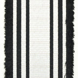 Schumacher Senza Satin Stripe Pearl Fabric