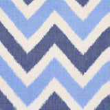 Schumacher Vedado Ikat Indigo Fabric
