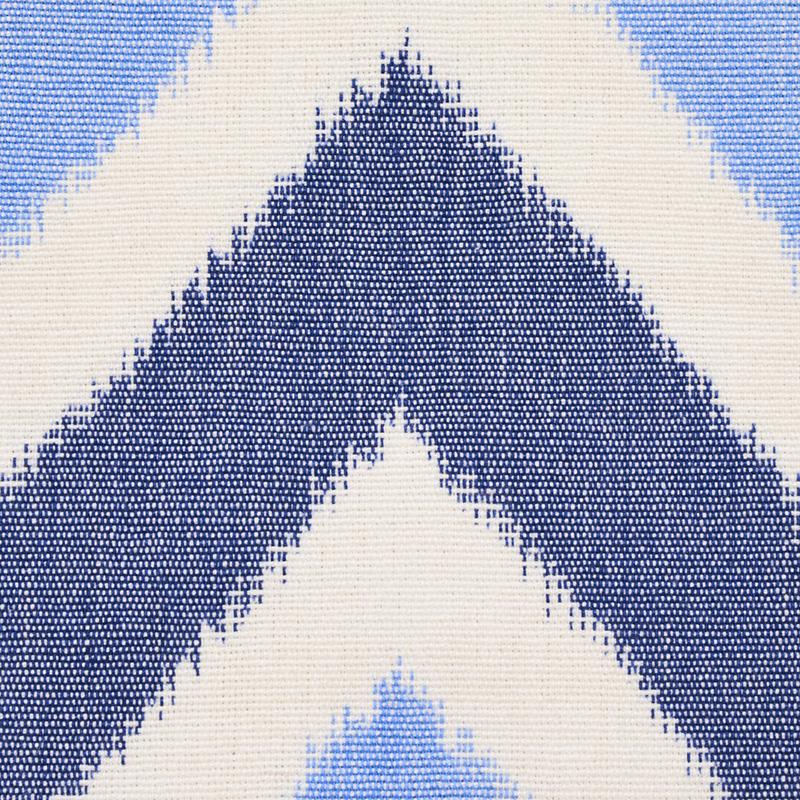 Schumacher Vedado Ikat Indigo Fabric
