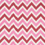 Schumacher Vedado Ikat Pink Fabric