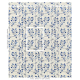 Schumacher Tumble Weed Pingl Delft Blue Fabric