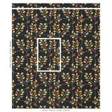 Schumacher Tumble Weed Pingl Soot Fabric