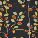 Schumacher Tumble Weed Pingl Soot Fabric