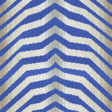 Schumacher Arcure Pingl Cobalt Fabric