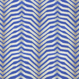 Schumacher Arcure Pingl Cobalt Fabric
