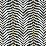 Schumacher Arcure Pingl Zebra Black Fabric
