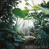 Schumacher Arcure Pingl Zebra Black Fabric