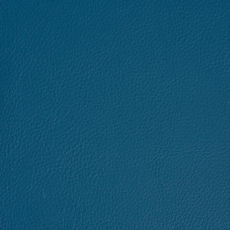 Schumacher Vegan Leather Indoor/Outdoor Lagoon Fabric