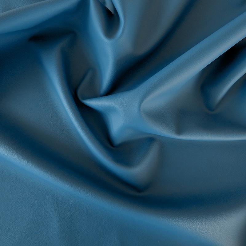 Schumacher Vegan Leather Indoor/Outdoor Lagoon Fabric