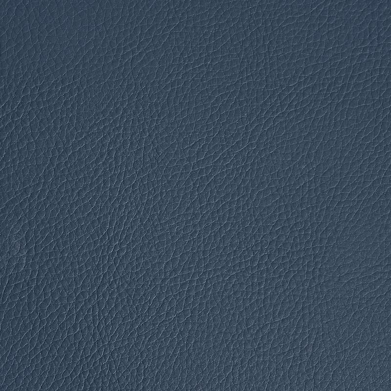 Schumacher Vegan Leather Indoor/Outdoor Navy Fabric