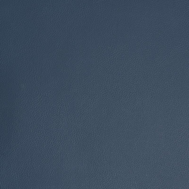 Schumacher Vegan Leather Indoor/Outdoor Navy Fabric