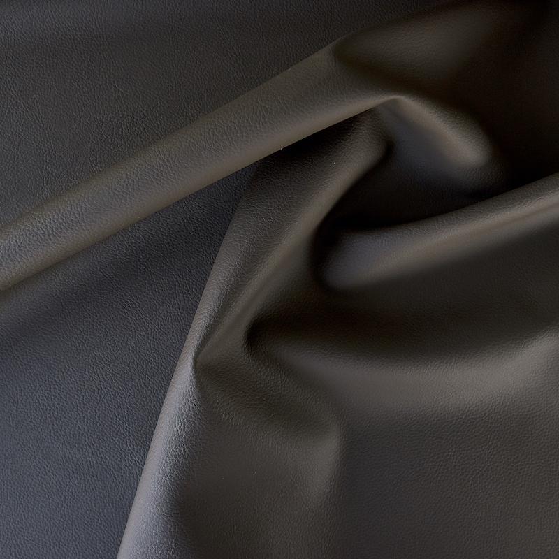 Schumacher Vegan Leather Indoor/Outdoor Brown Fabric