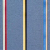 Schumacher Larivey Stripe Slate Fabric