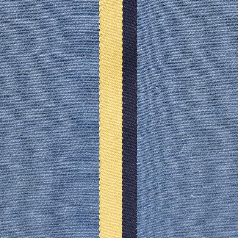 Schumacher Larivey Stripe Slate Fabric