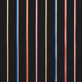 Schumacher Larivey Stripe Charcoal Fabric