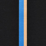 Schumacher Larivey Stripe Charcoal Fabric