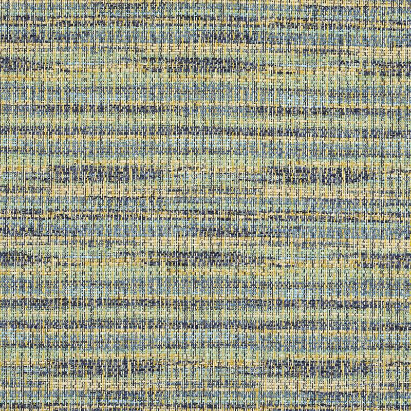 Schumacher Cannonbury Blue Multi Fabric