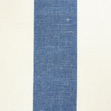 Schumacher Lolland Linen Stripe Lilac & Blue Fabric