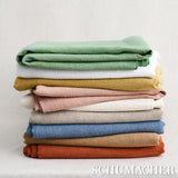 Schumacher Marco Performance Linen Saffron Fabric