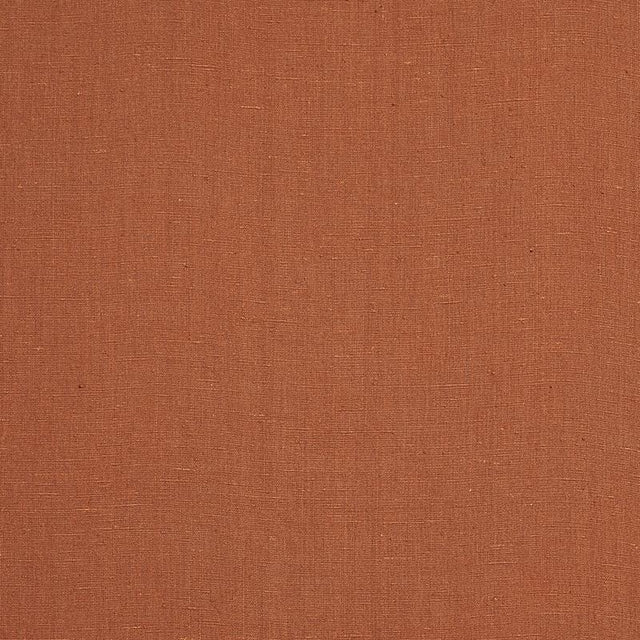 Schumacher Marco Performance Linen Terracotta Fabric