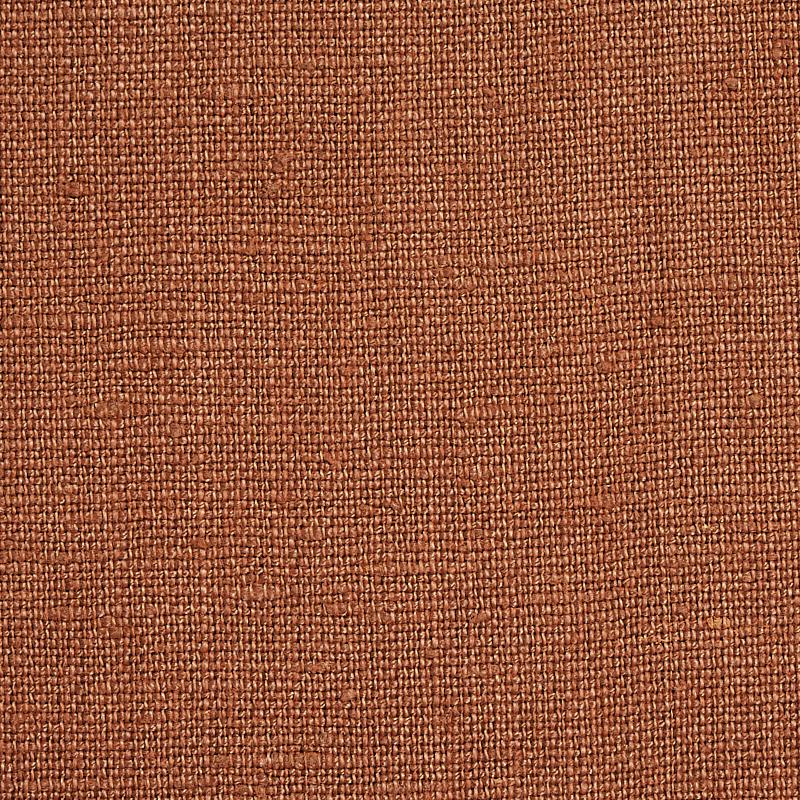 Schumacher Marco Performance Linen Terracotta Fabric