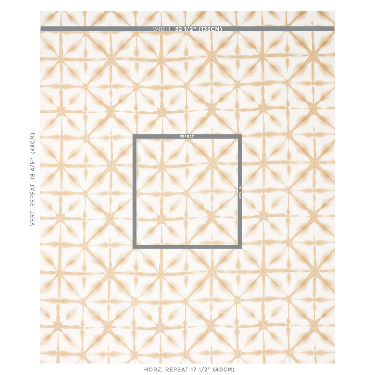 Schumacher Andromeda Linen Sand Fabric