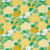 Schumacher Hydrangea Yellow Fabric
