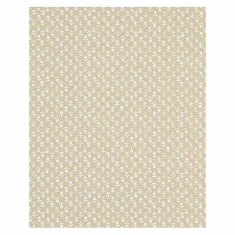 Schumacher Beatriz Handprint Natural Fabric