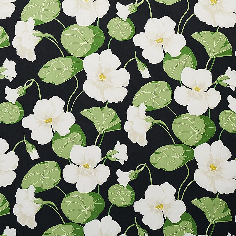 Schumacher Nasturtium Noir Fabric