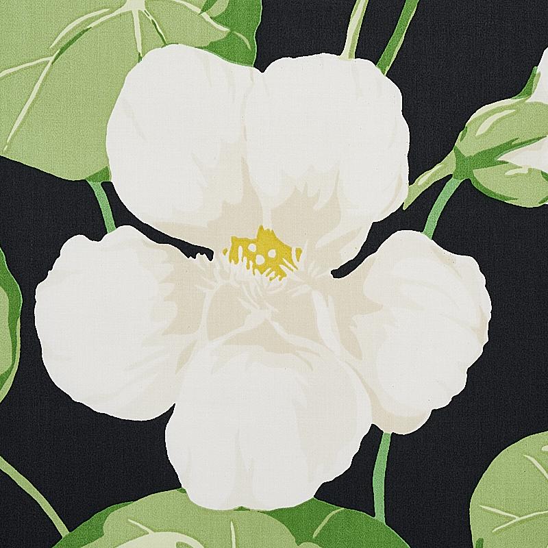 Schumacher Nasturtium Noir Fabric