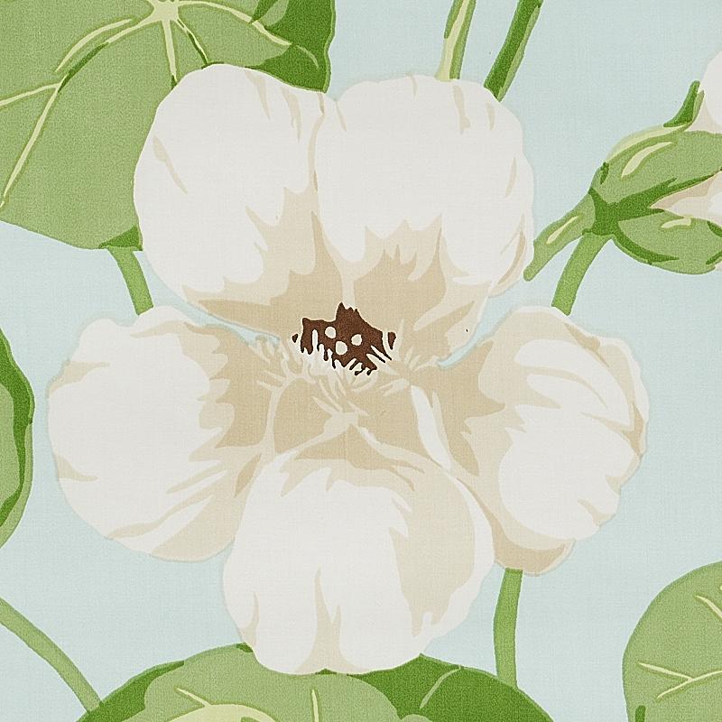 Schumacher Nasturtium Sky Fabric