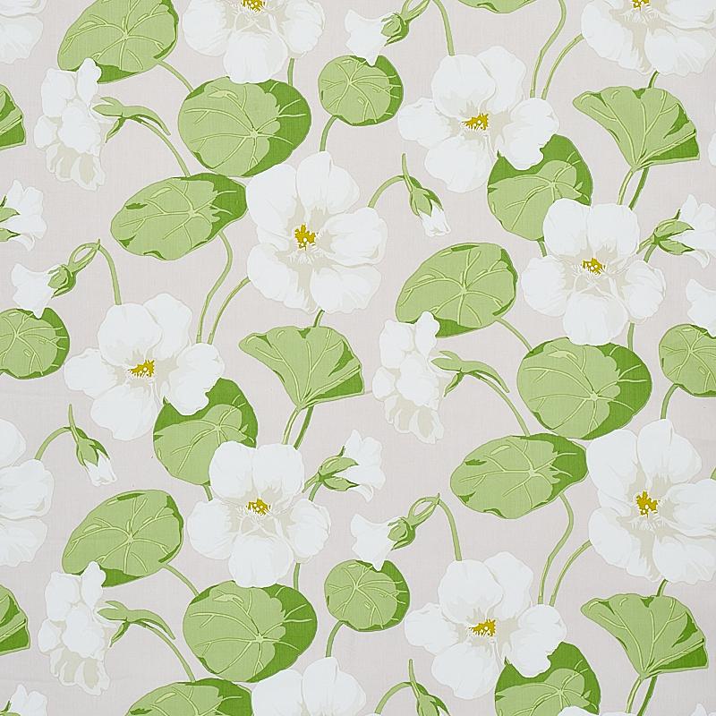 Schumacher Nasturtium Stone Fabric