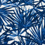 Schumacher Sunlit Palm Linen Blue Fabric