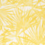 Schumacher Sunlit Palm Linen Yellow Fabric