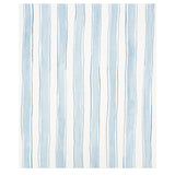 Schumacher Tracing Stripes Sky Fabric