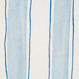Schumacher Tracing Stripes Sky Fabric